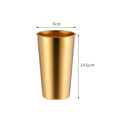 Axyaa Stainless Steel Beer Mug Coffee Tea Tumbler Wine Cup Drinking Mug Bar Supply