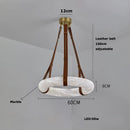 Axyaa Marble Chandelier: Trendy LED Pendant Light for Stylish Indoor Lighting