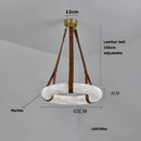 Axyaa Marble Chandelier Indoor LED Pendant Light - Stylish Home Décor Lighting Trend