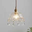 Axyaa Nordic Luxury Crystal Pendant Lamp for Bedroom, Kitchen, and Dining Room