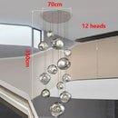 Axyaa LED Pendant Chandeliers for Modern Staircase Living Room Decor