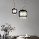 Axyaa Vintage Glass Pendant Lights - Retro Art LED Chandeliers for Home, Kitchen, Restaurant