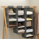 Axyaa Hanging Storage Shelves Clothes Organizer Drawer Closet Box