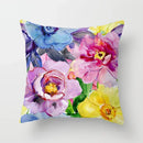 Axyaa Flower Pattern Decorative Art Pillowcase 45*45 Throw Pillows Home Decor