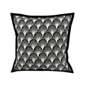 Axyaa American Style Black White Sofa Cushion Cover Pillowcase Set