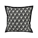 Axyaa American Style Black White Sofa Cushion Cover Pillowcase Set