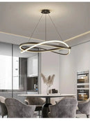 Axyaa Smart Chandelier: Modern Minimalist Pendant Light for Living Room, Bedroom, and Restaurant