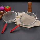 Axyaa Stainless Steel Kitchen Strainer Colander Noodle Drainer Oil Skimmer