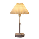 Axyaa Rechargeable Touch Table Lamp with Replaceable E12 Bulb for Bedroom and Dining Area