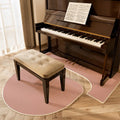 Axyaa Piano Insulation Mat Set Solid Color Irregular Creative Rug Easy Care Rugs