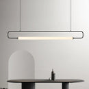 Axyaa Nordic LED Pendant Light - Minimalist Iron Chandelier for Dining Room