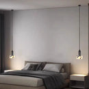 Axyaa Black & White Marble Luxury Pendant Lights for Bedroom Chandeliers