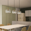 Axyaa Modern Glass Chandelier LED Pendant Lights for Home Decor