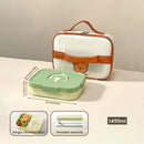 Axyaa Divided Microwavable Lunch Box - Portable Sealed Food Container