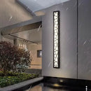 Axyaa Outdoor Wall Light IP65 Waterproof Minimalist Long Porch Sconce Villa Garden Courtyard Light