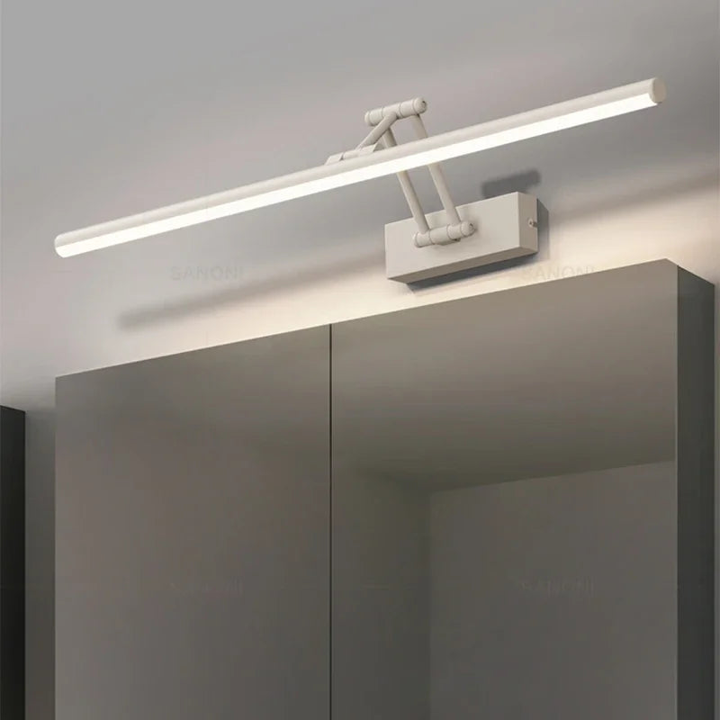 Axya LED Bathroom Mirror Lamp in Black/White Finish