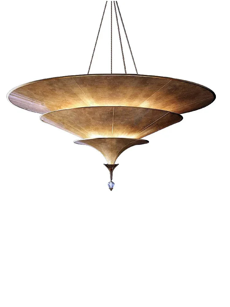 Axyaa Buddhist Mood Chandelier: Southeast Asian Style Pendant Light for Home Decor