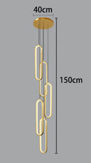 Axyaa Modern Living Room Chandeliers LED Ceiling Lamp Hanging Lights