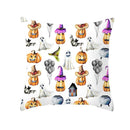 Axyaa Horror Pattern Polyester Pillowcase for Home Festival Decor