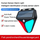 Axyaa Solar Alarm Lights: 4 Modes, Human Body Sensing, Sound & Light Warning