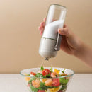 Axyaa Glass Salt & Pepper Shakers 0.5g Metering Seasoning Bottle - Household Kitchen.randn