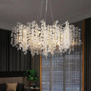 Axyaa High End Crystal Pendant Chandelier for Home Decor