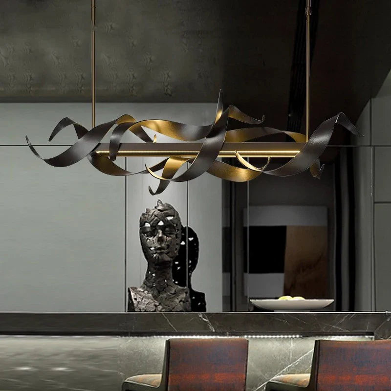 Axyaa Stainless Steel Dining Room Ceiling Chandelier without special characters
