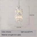 Axyaa Vintage Glass Chandelier: Elegant Antique-Style Lighting Fixture for Living, Dining, Bedroom