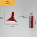 Axyaa Nordic Rocking Chair Wall Lamp, Retro LED Study Wall Light