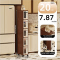 Axyaa Vintage Slim Storage Cart with Drawers for Kitchen/Bathroom/Living Room