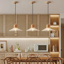 Axyaa Glass Pendant Chandelier for Home Living Decor