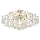 Axyaa Luxury Crystal LED Chandelier for Elegant Home Lighting