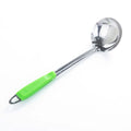 Axyaa Stainless Steel Ladle Strainer with Plastic Handle and Handing Hole