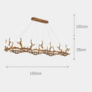 Axyaa Modern Light Luxury LED Chandelier for Living Room Décor