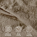 Axyaa Quebec Split Corner Bedspread: Classic Traditional Design, Lightweight, All Season Bedding Set