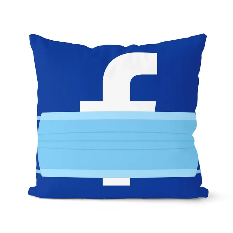 Axyaa Soft Mask Cushion Cover Set - Home Decor Pillowcase Collection