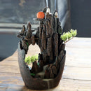 Axyaa Large Zen Backflow Incense Burner for Home Decoration & Relaxation
