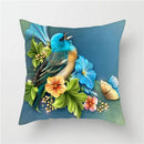 Axyaa Floral Cushion Cover - Sunflower Rose Dandelion Decorative Pillowcase