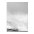 Nordic Ocean Waves Canvas Painting by Axyaa - Modern Wall Art for Living Room