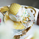 Axyaa Exquisite Ceramic Splicing Tea Cup Set for Elegant Afternoon Enjoyment