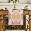 Axyaa Peach Fruit Branches Table Runner for Home Wedding Centerpieces