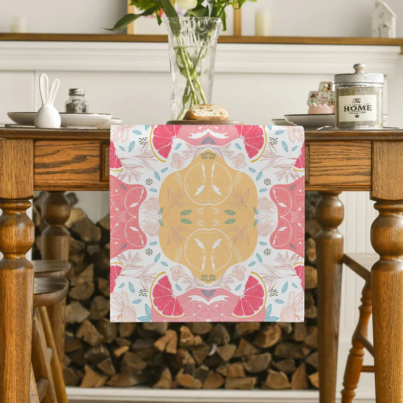 Axyaa Peach Fruit Branches Table Runner for Home Wedding Centerpieces
