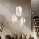 Axyaa White Wabi Sabi E27 LED Pendant Chandelier for Nordic Home Decor