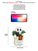 Axyaa Halloween Ghost Cat & Pumpkin Hanging Decor for Home & Garden