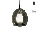 Modern Marble Glass Pendant Light by Axyaa for Bedroom, Living Room & Dining Table