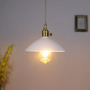 Axyaa Ceramic Copper LED Pendant Light for Home Indoor Decor - Nordic Hanglamp