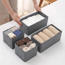 Axyaa Clothing Drawer Organizer Box for Underwear Socks Bras Pants Scarves Ties & Jeans