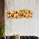 Axyaa Modern Home Decor LED Pendant Light Chandeliers for Indoor Living and Dining Room