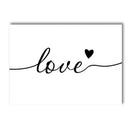 Nordic Love Life Quote Canvas Painting Wall Art for Living Room by Axyaa