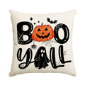 Halloween Ghost Pillowcase by Axyaa - Sofa Decor Throw Pillow Cover